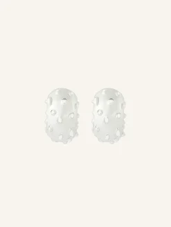 BOUCLES D'OREILLES INFINI MOUCHETÉES