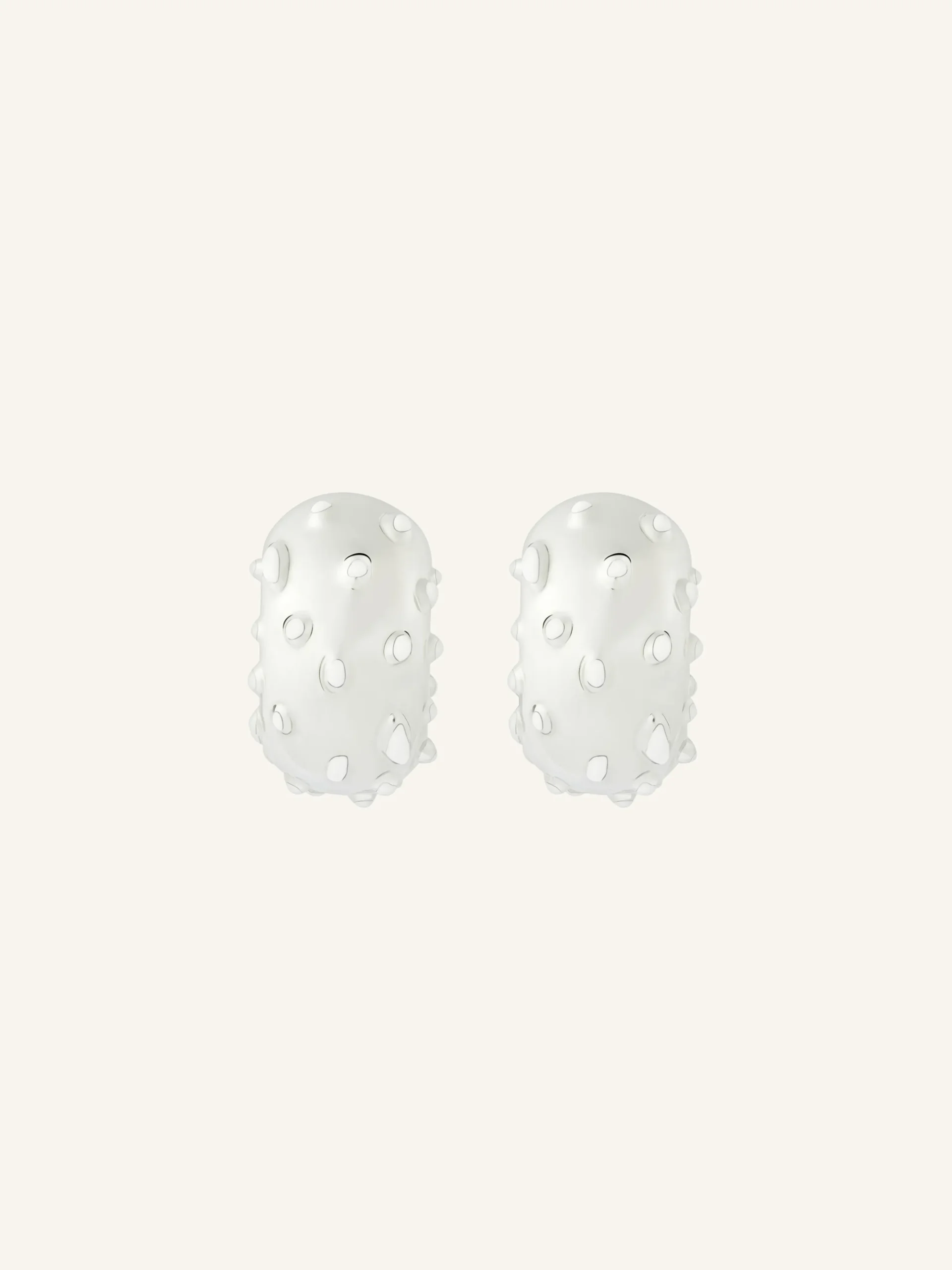 BOUCLES D'OREILLES INFINI MOUCHETÉES