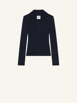 CARDIGAN SOLAR EN MAILLE