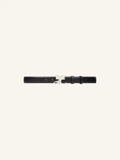 CEINTURE AC EN CUIR GRAINÉ