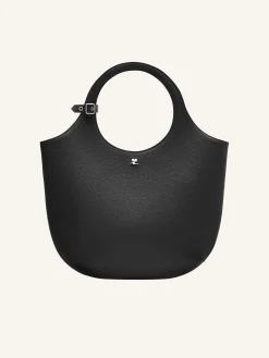 HOLY BAG MEDIUM EN CUIR GRAINÉ