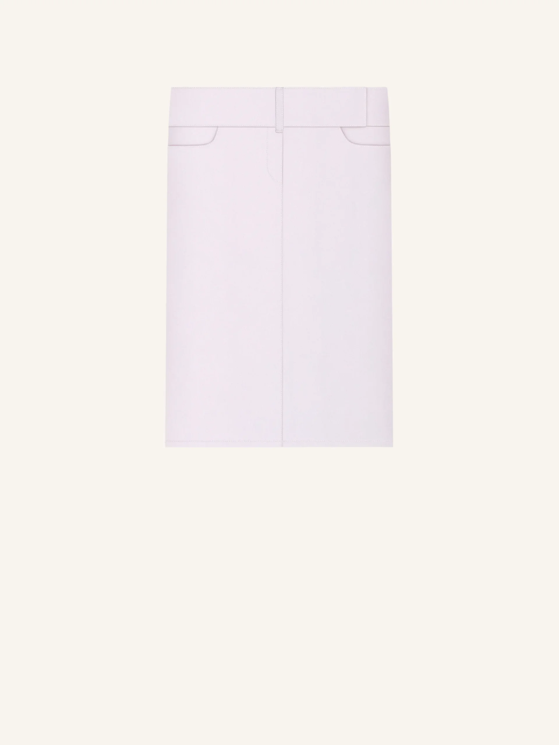 JUPE MIDI CEINTURÉE