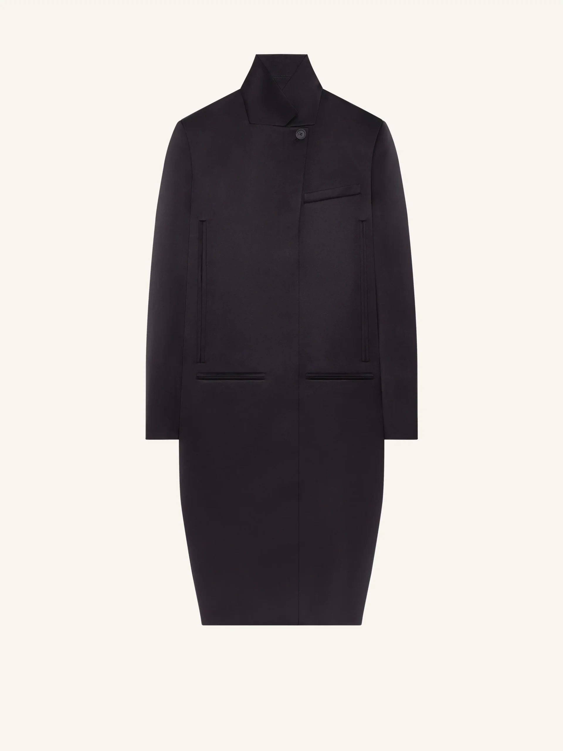 MANTEAU EN SATIN