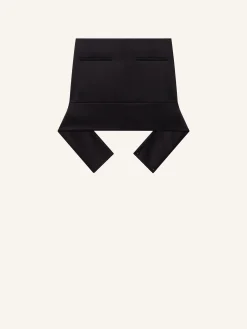 MINI JUPE CEINTURE INVERSÉE EN SATIN