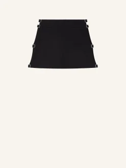 MINI JUPE MULTI-SANGLES EN LAINE