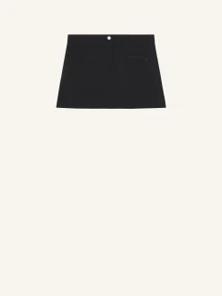MINI JUPE 2 POCHES EN TWILL