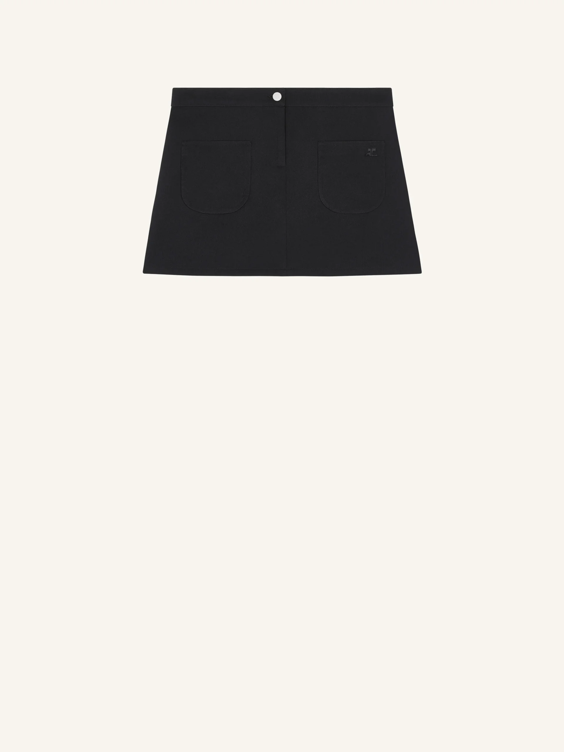 MINI JUPE 2 POCHES EN TWILL