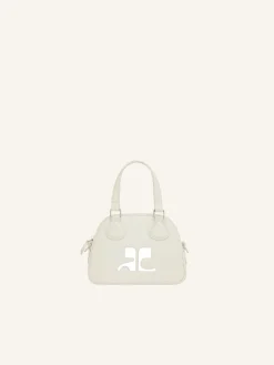 MINI SAC BOWLING EN CUIR LISSE