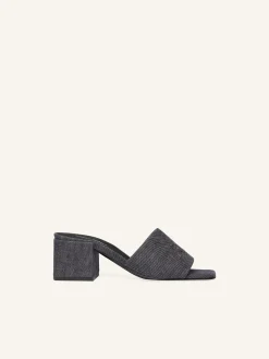 MULES À TALON SHADOW EN DENIM