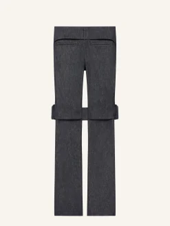 PANTALON BOOTCUT STRAP EN DENIM