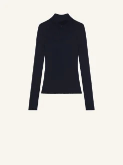 PULL COL MONTANT EN MAILLE