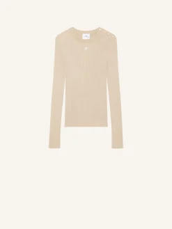PULL PRESSIONS EN MAILLE CÔTELÉE