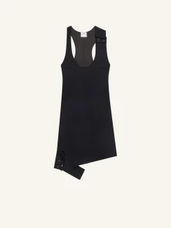 ROBE À BOUCLES SATINÉE