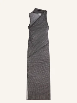 ROBE DRAPÉE EN MESH