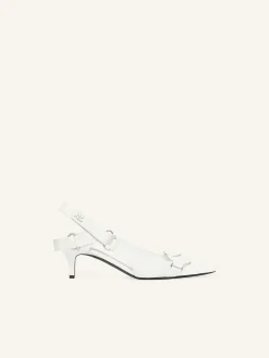 SLINGBACKS RACER EN CUIR