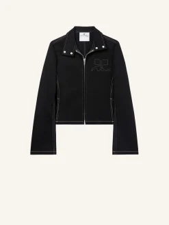 VESTE ICONIQUE EN DENIM SURPIQUÉ